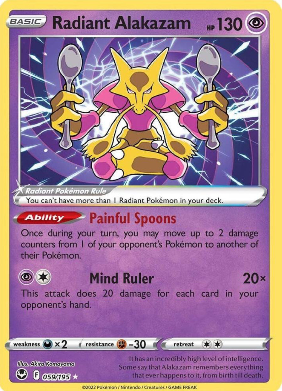 Radiant Alakazam - SWSH12